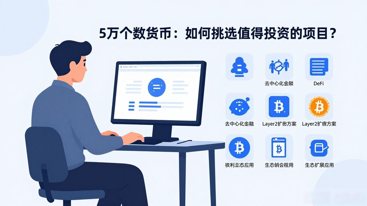 5万个数字货币：如何挑选值得投资的项目？
