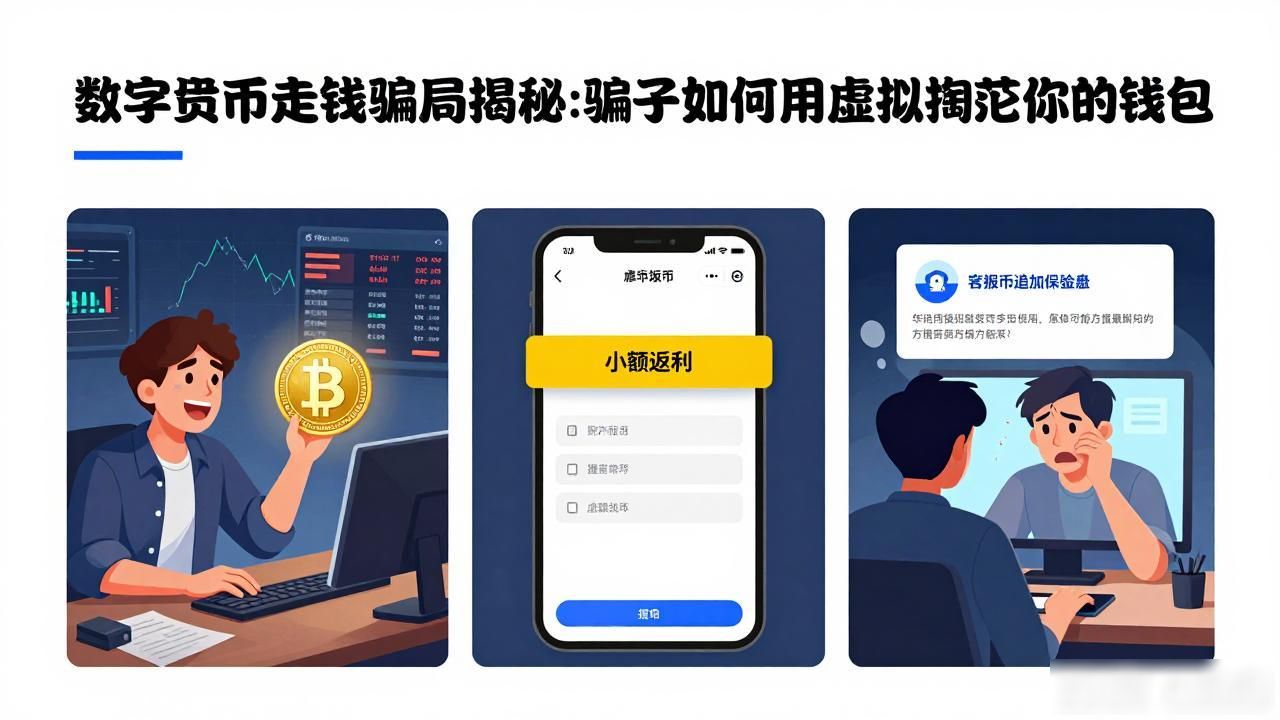 数字货币走钱骗局揭秘：骗子如何用虚拟币掏空你的钱包