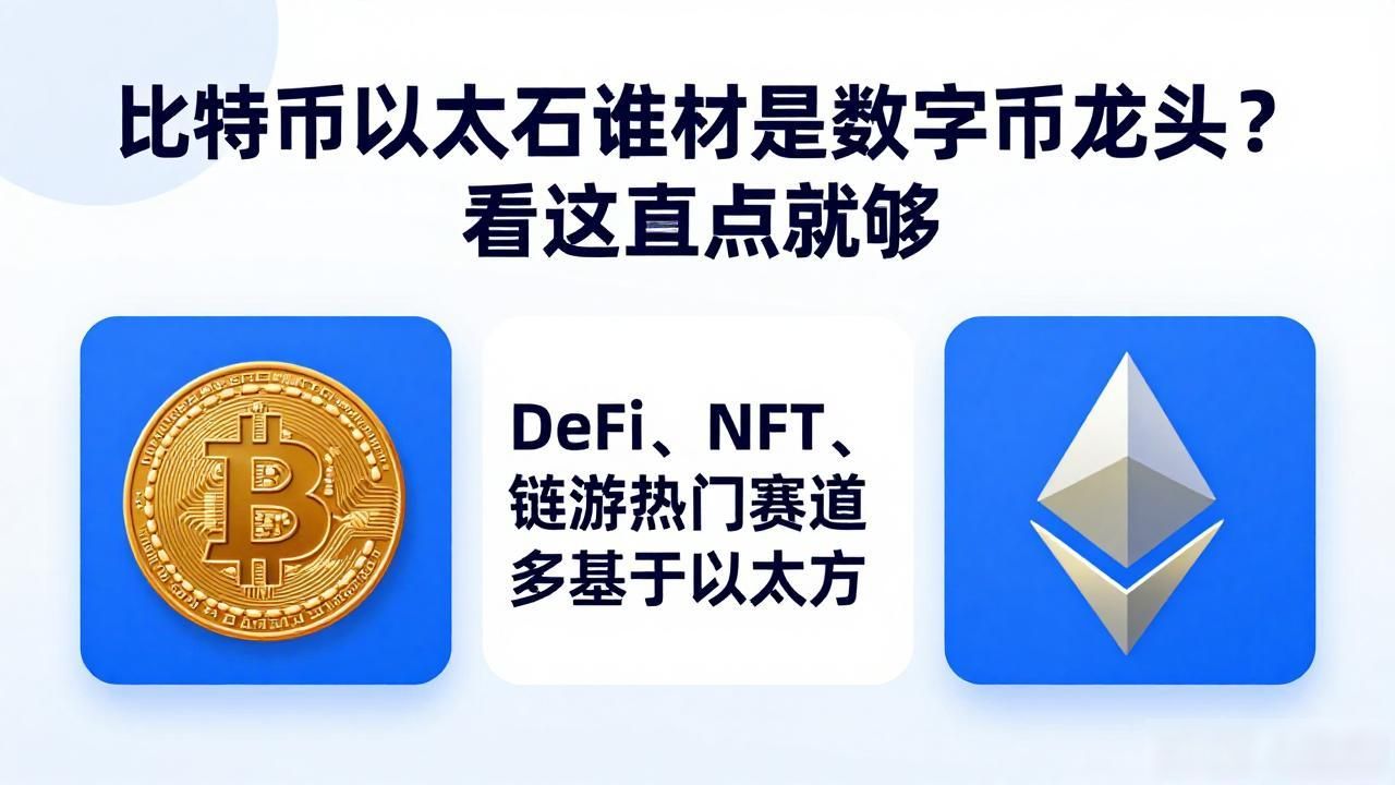 比特币与以太坊对比_最好的数字货币龙头_数字货币龙头之争