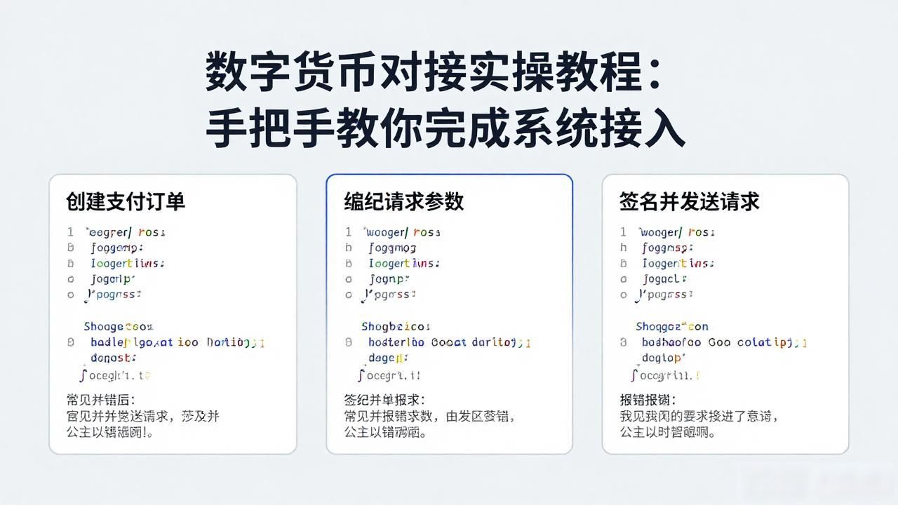 数字货币支付接口对接教程_数字货币对接操作视频_数字货币支付接口参数配置
