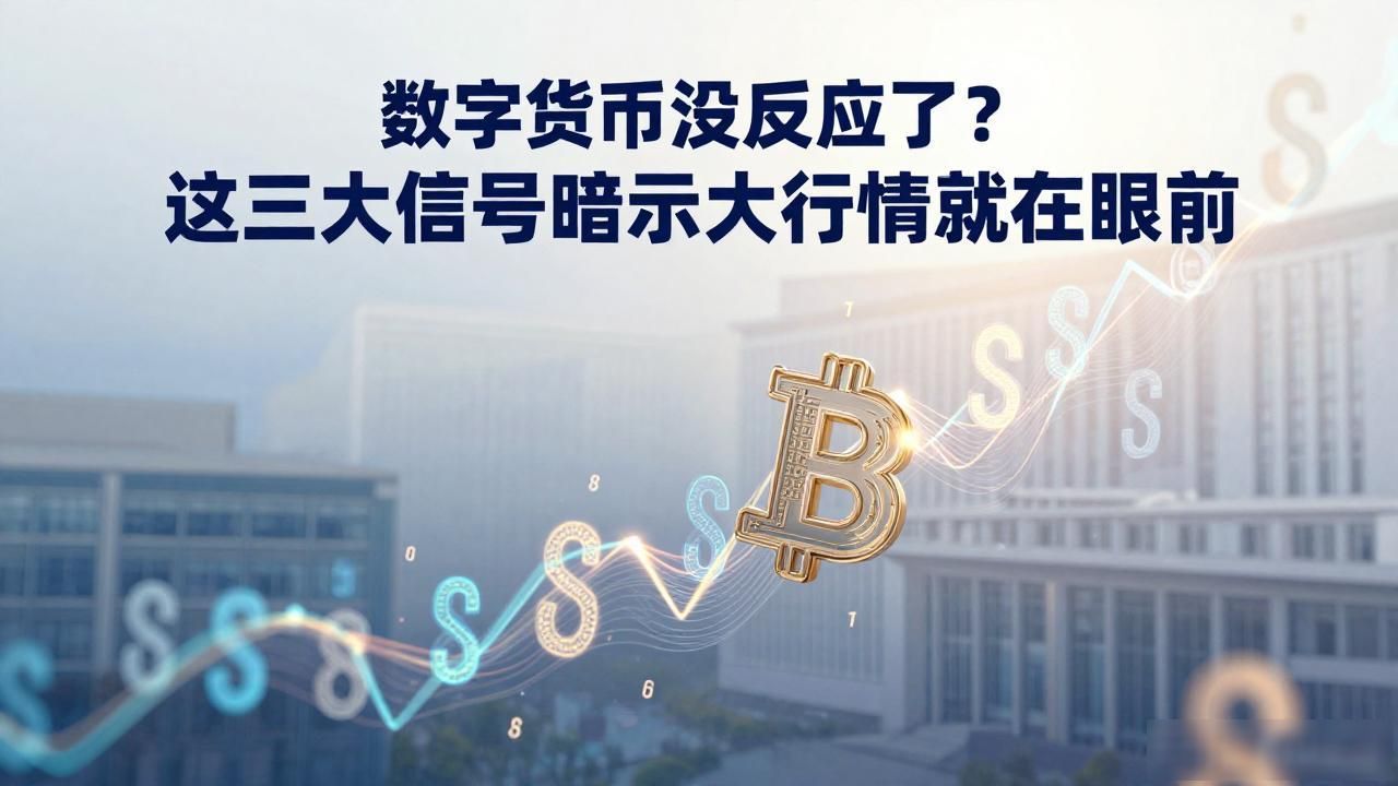 数字货币没反应了？这三大信号暗示大行情就在眼前