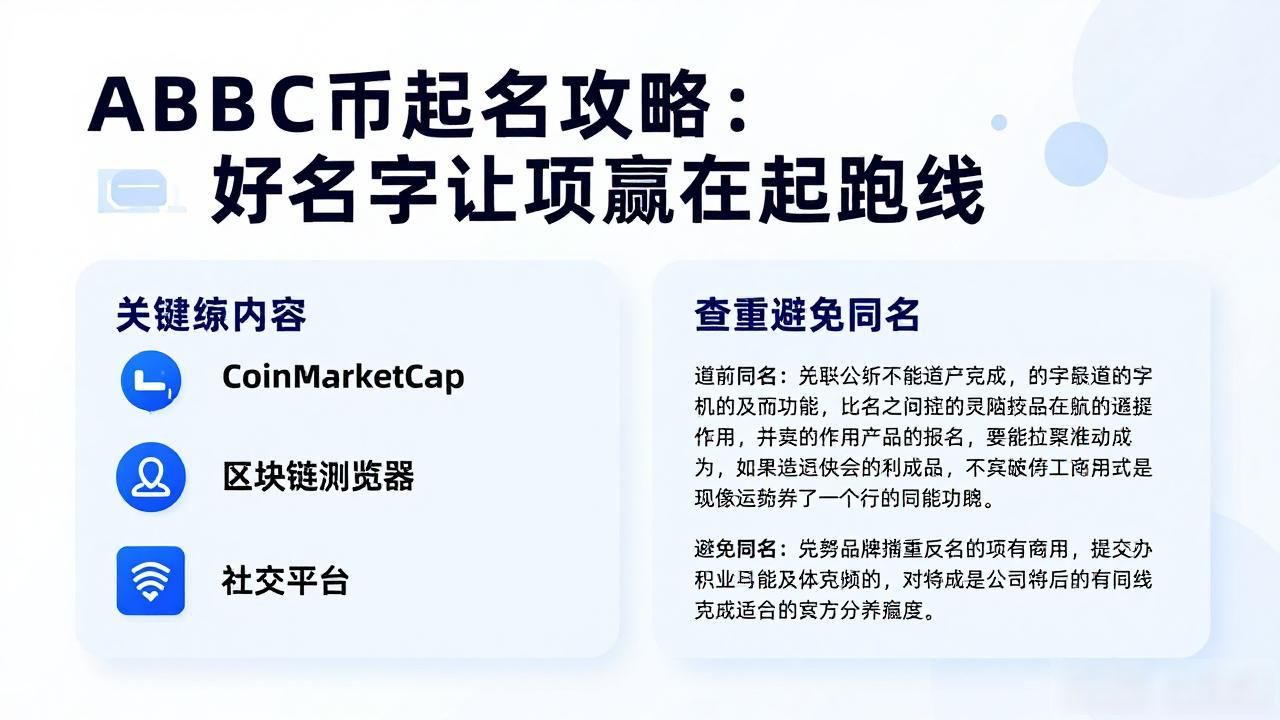 abc数字货币取名_数字货币取名技巧_避免生僻字母组合