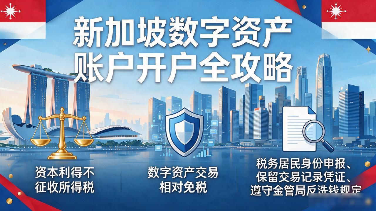 新加坡数字资产账户开户全攻略