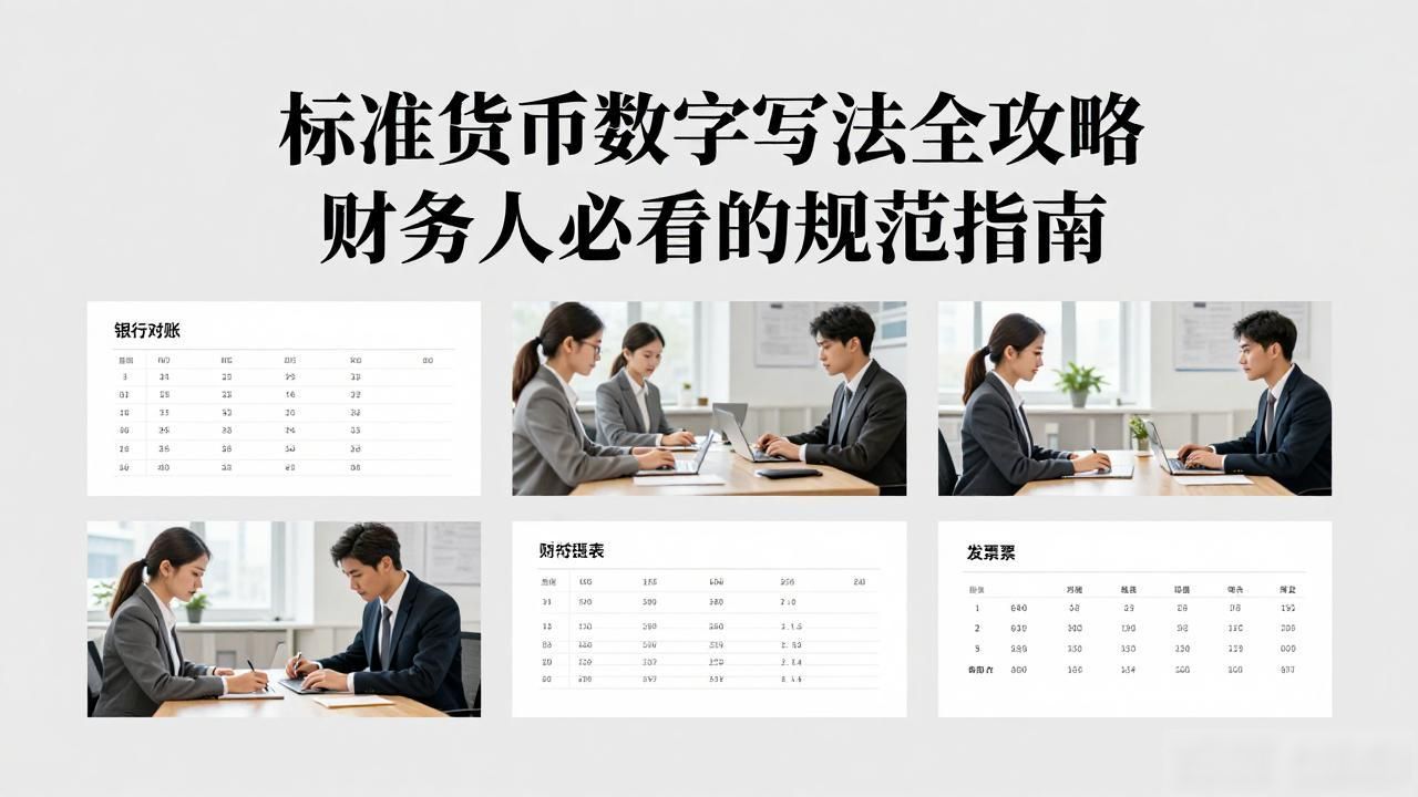 中文大写金额规范_标准货币数字写法_阿拉伯数字财务书写