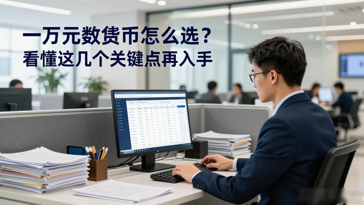 一万元数字货币怎么选？看懂这几个关键点再入手