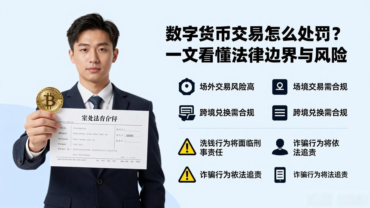 数字货币交易怎么处罚？一文看懂法律边界与风险