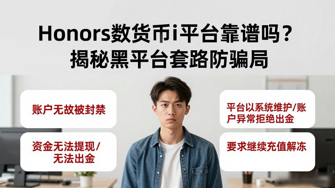 Honors数字货币平台靠谱吗？揭秘黑平台套路防骗局