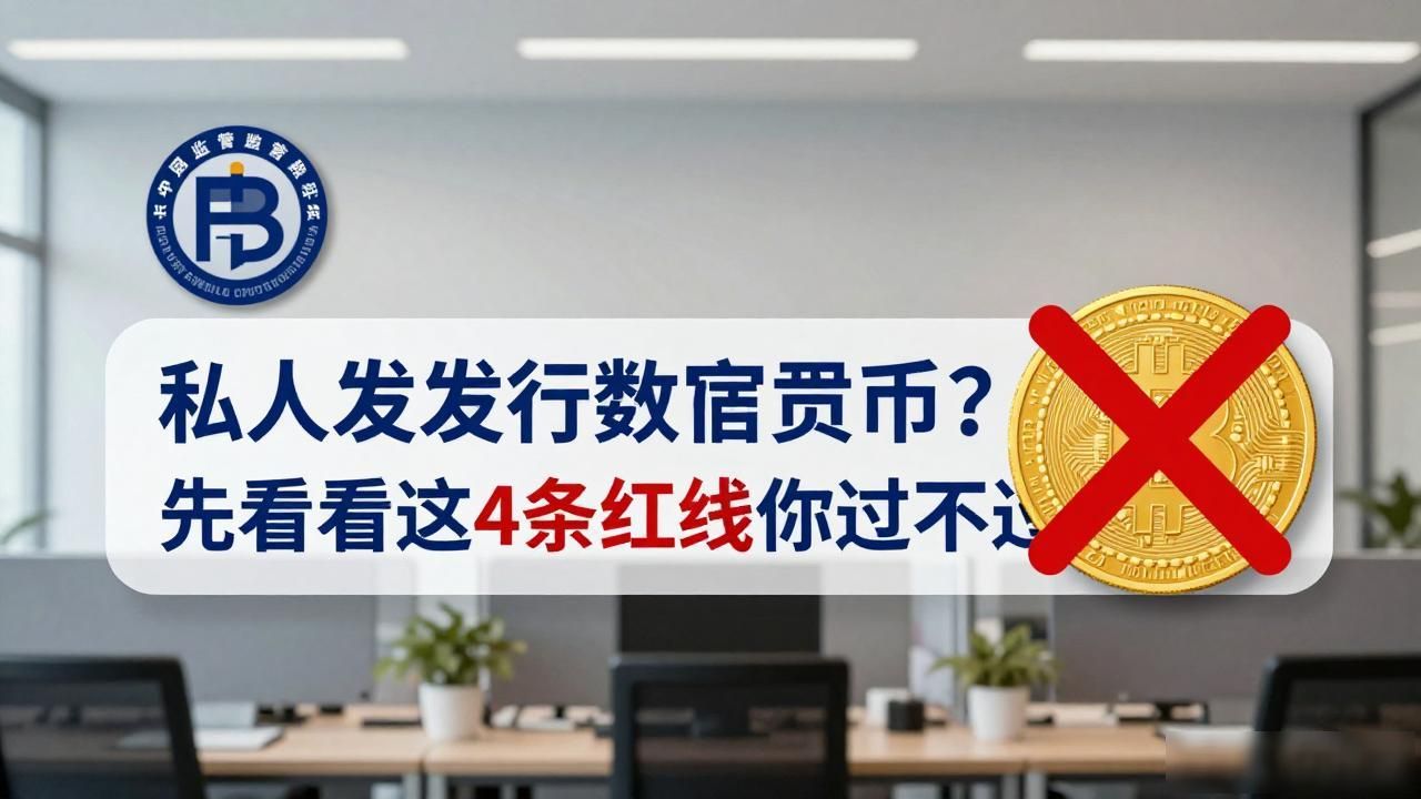 自己发行数字货币？先看看这4条红线你过不过