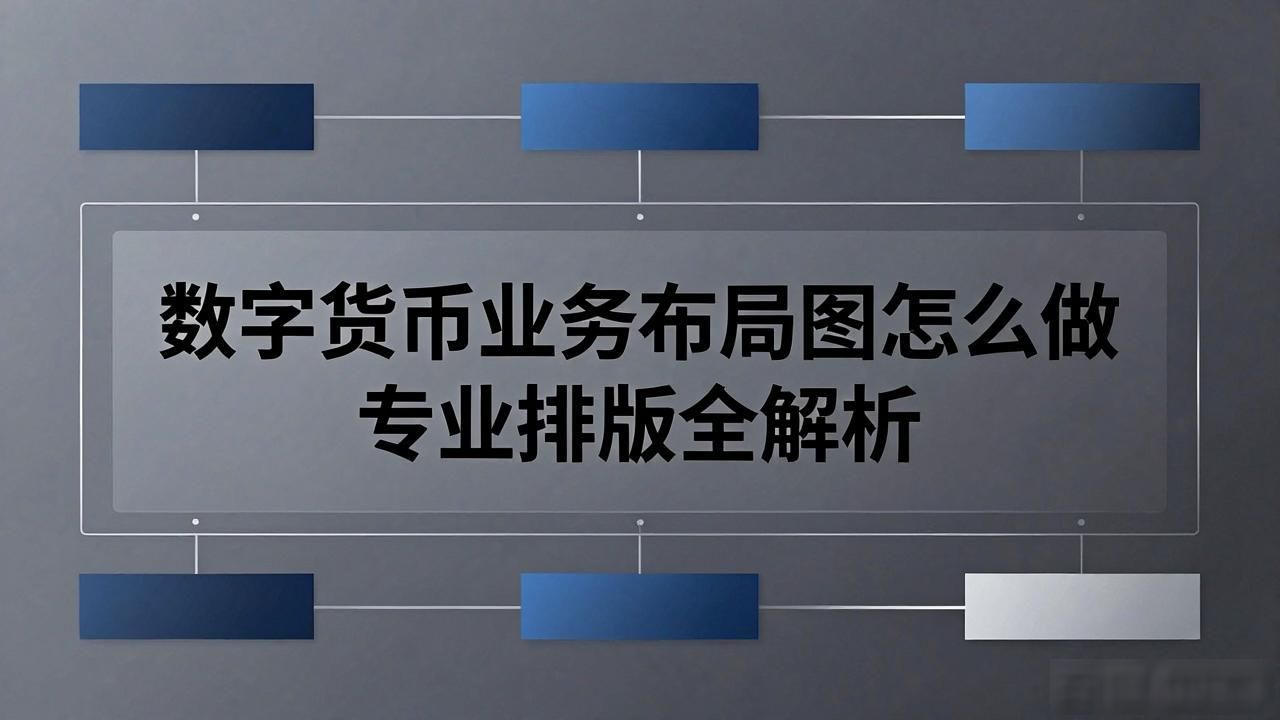 数字货币业务布局图怎么做 专业排版全解析
