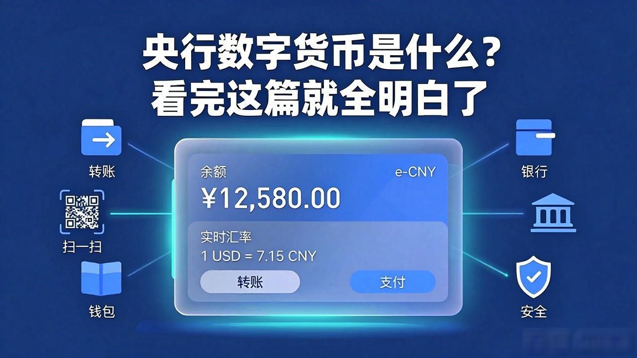 央行数字货币是什么？看完这篇就全明白了