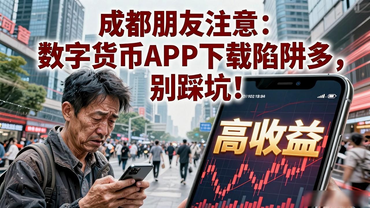 成都朋友注意：数字货币APP下载陷阱多，别踩坑！