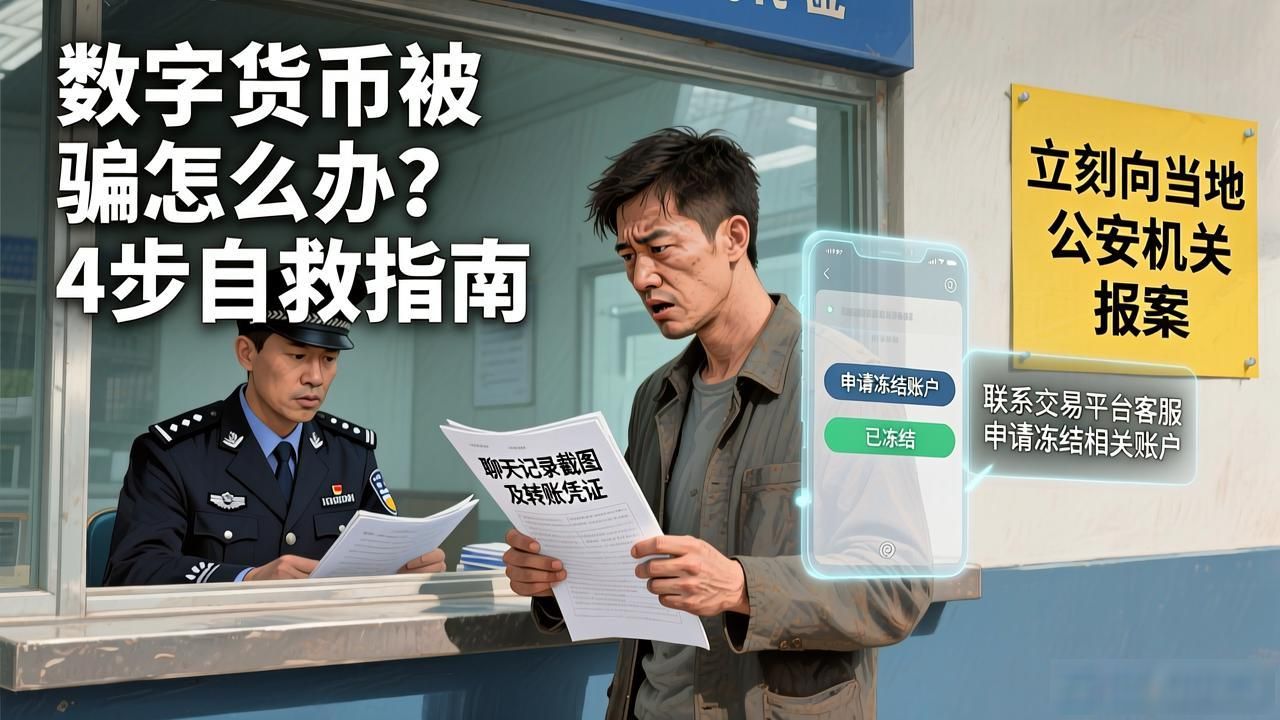 数字货币被骗怎么办？4步自救指南