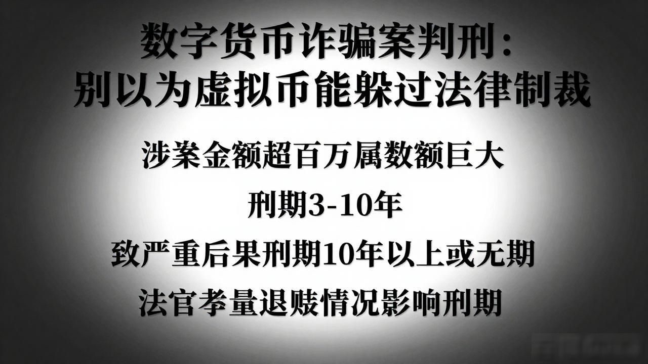 虚拟货币非法吸收公众存款_虚拟资产法外之地_数字货币诈骗案判刑