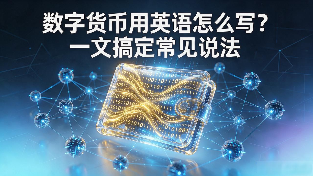 数字货币用英语怎么写？一文搞定常见说法