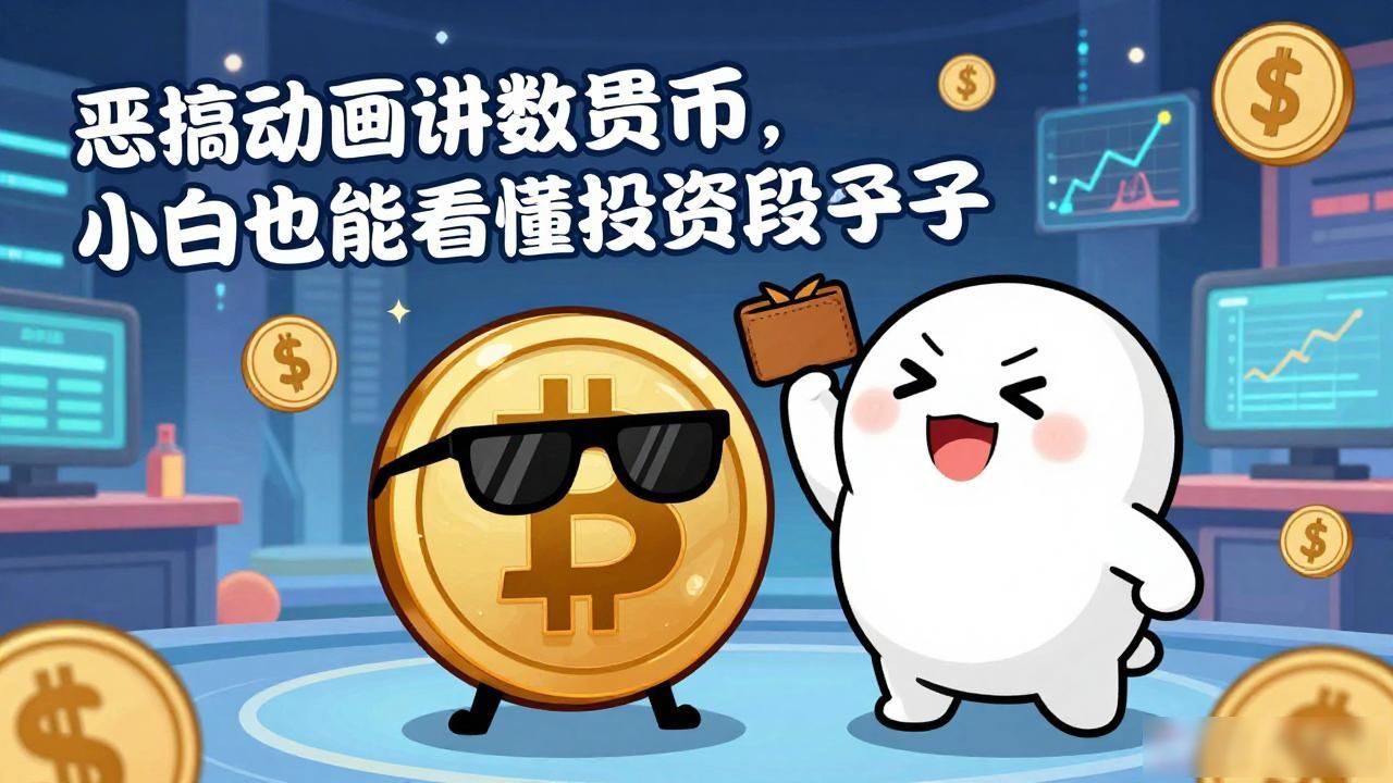 恶搞动画讲数字货币，小白也能看懂投资段子