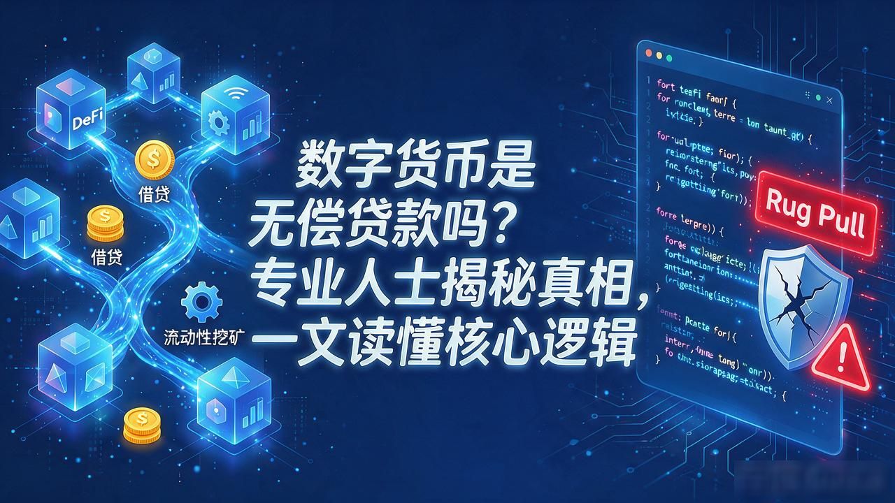 数字货币是无偿贷款吗？专业人士揭秘真相，一文读懂核心逻辑