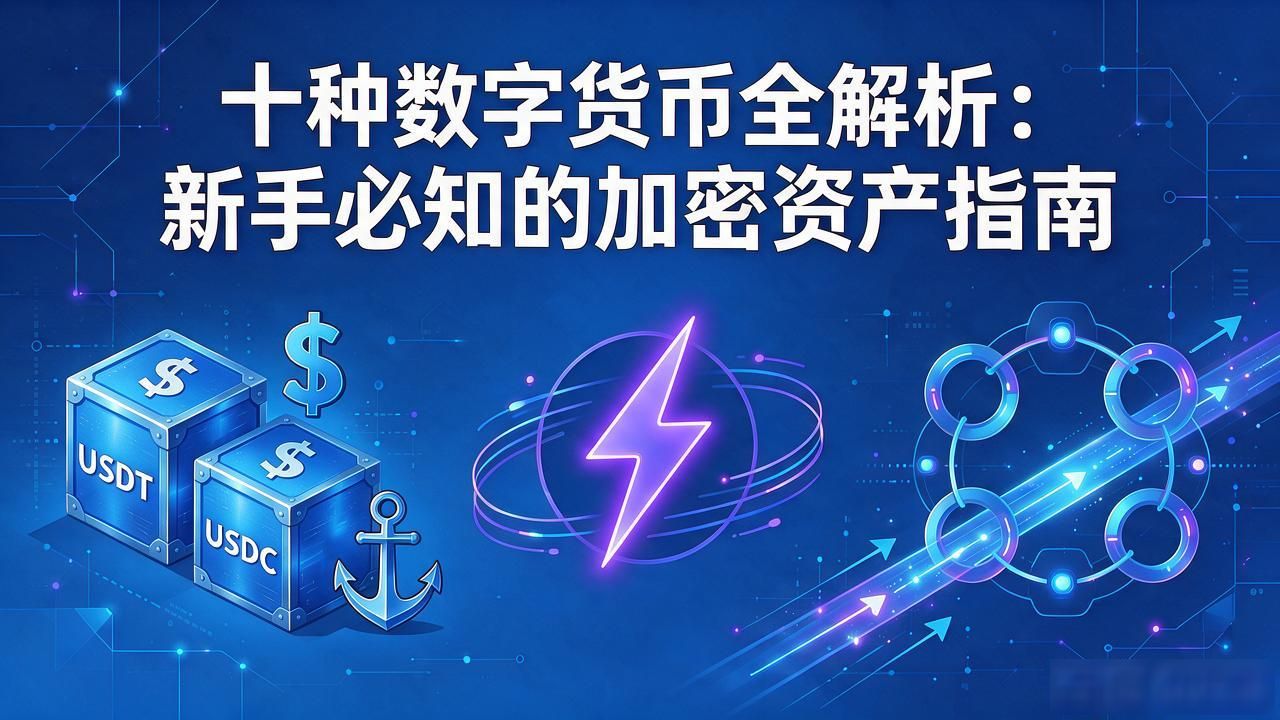 十种数字货币全解析：新手必知的加密资产指南